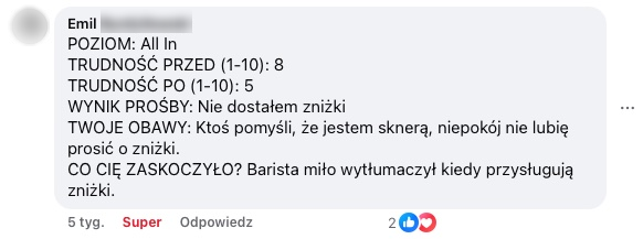 Raport uczestnika 1